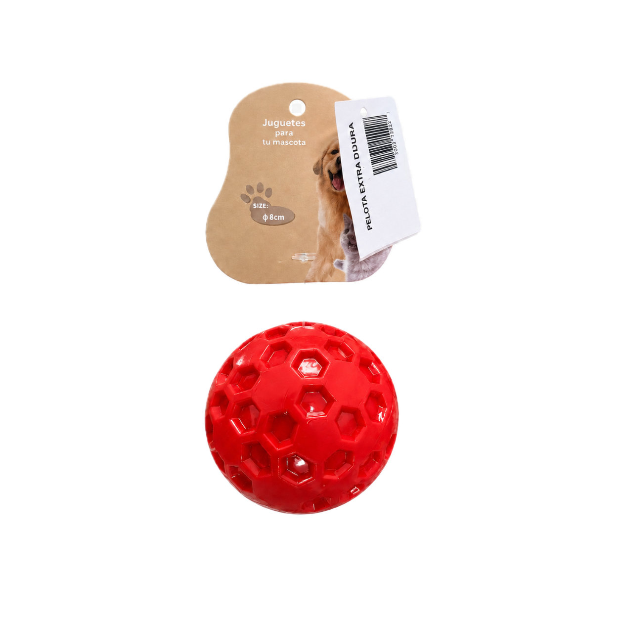 Pelota Extra Dura ALO para Perro | Juguete Resistente
