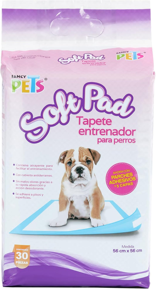 TAPETE ENTRENADOR FANCY PETS 30 PZAS