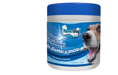 TOALLITAS LIMPIADORAS DE DIENTES Y ENCIAS ( CLORHEXIDINA)