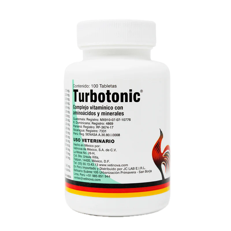 TURBOTONIC CON 100 TABLETAS