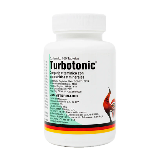 TURBOTONIC CON 100 TABLETAS