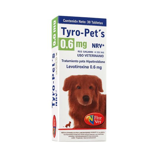 TYROPETS 0.6 MG NRV C/30TABS