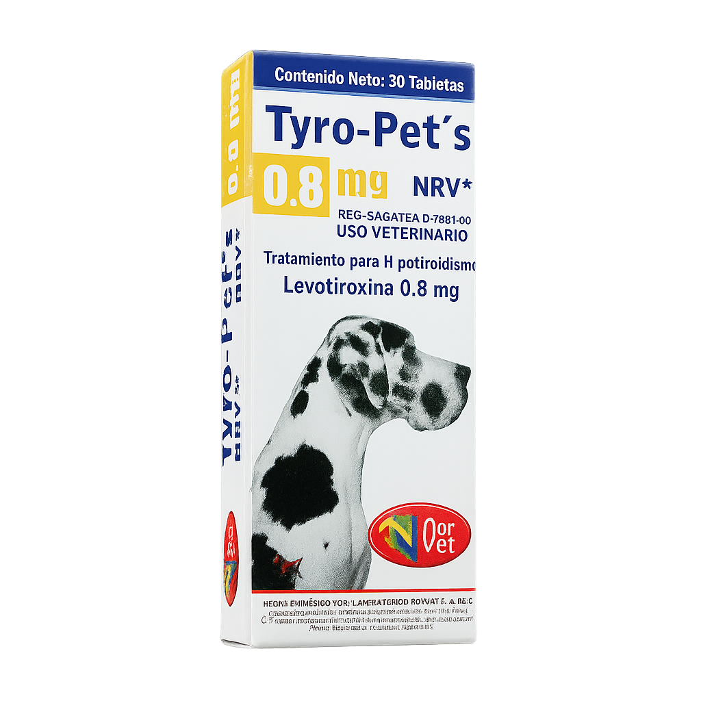 TYROPETS 0.8  MG NRV C/30TABS
