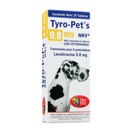TYROPETS 0.8  MG NRV C/30TABS