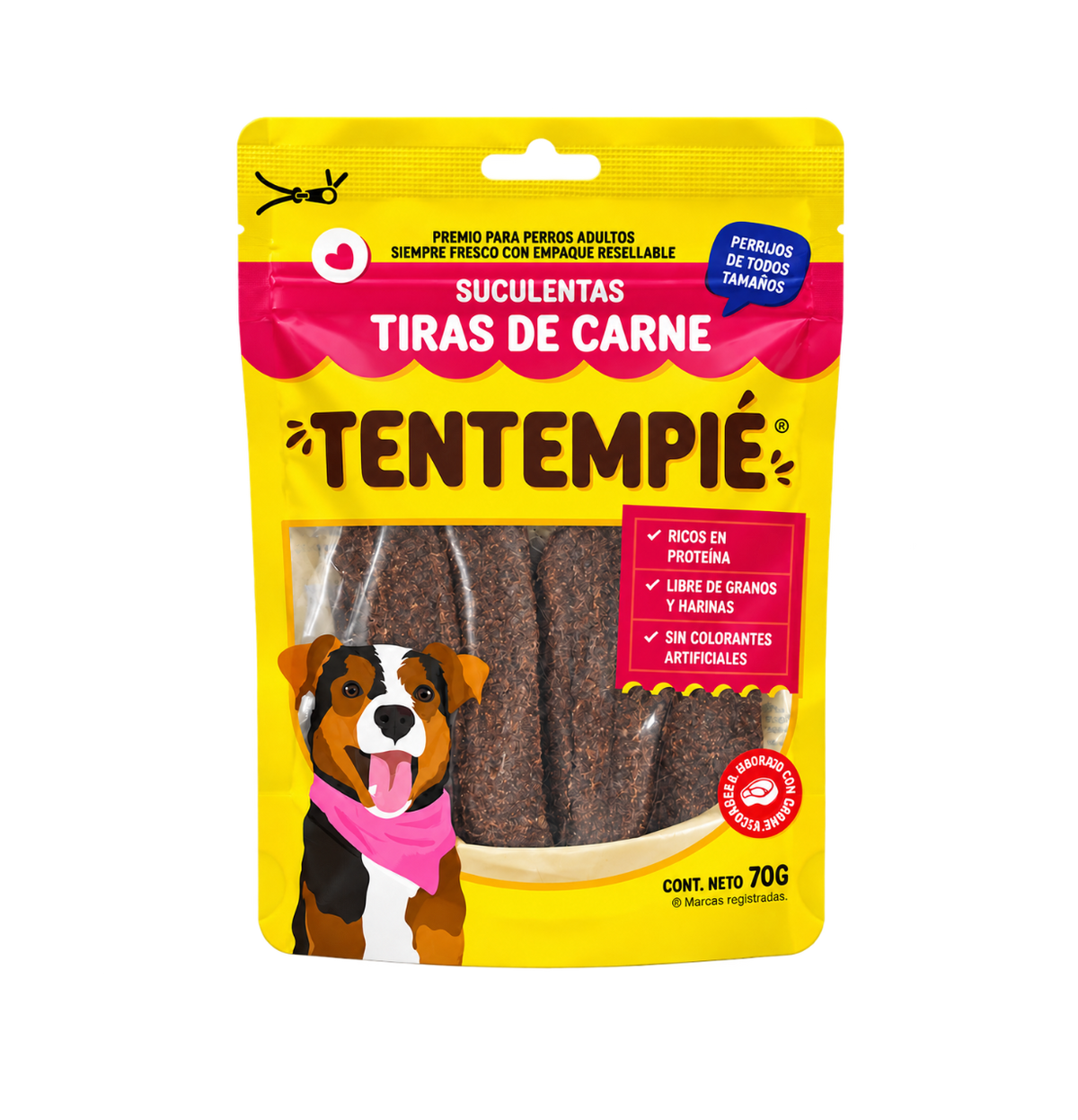 Tiras de Carne para Perro | 70 g