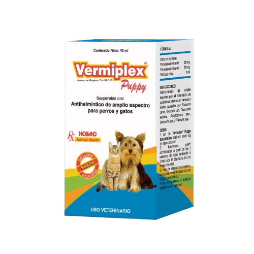 VERMIPLEX PUPPY SUSPENSION 40 ML HOLLAND