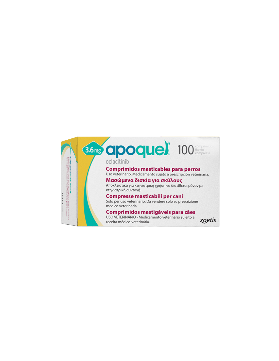 Apoquel Masticable 3.6 mg 100 tabletas