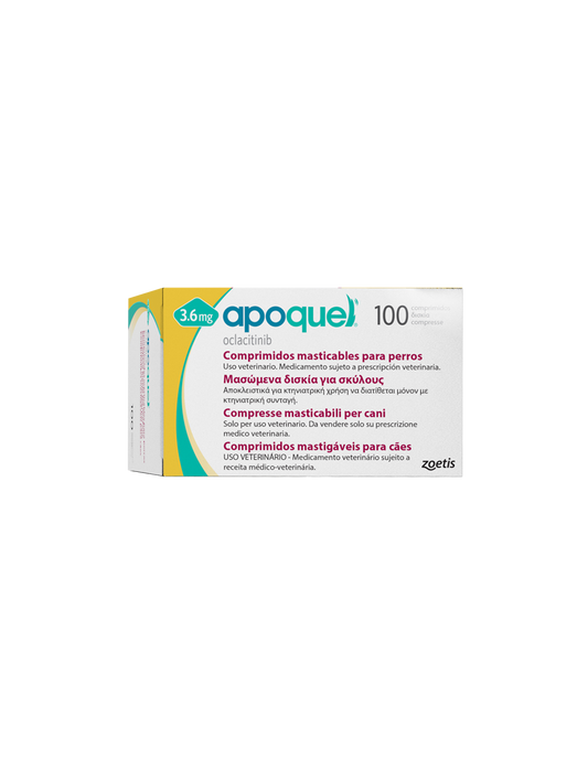 Apoquel Masticable 3.6 mg 100 tabletas