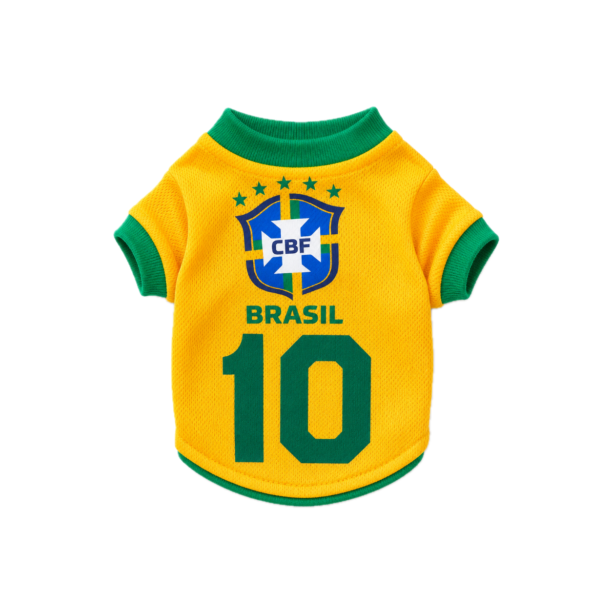 Playera Brasil Talla 0 para Perro