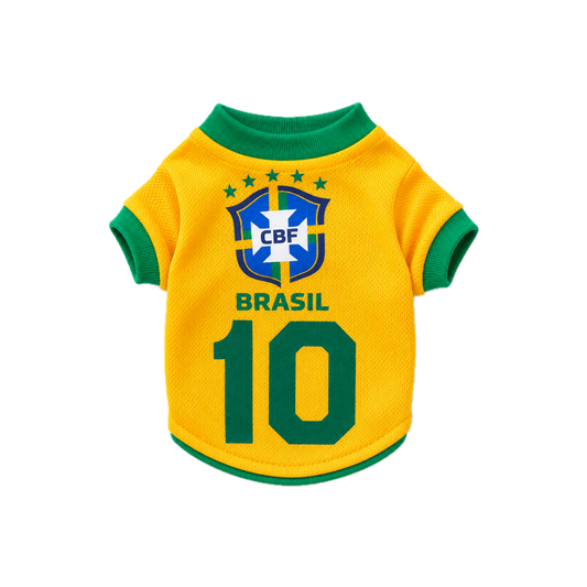 Playera Brasil Talla 0 para Perro