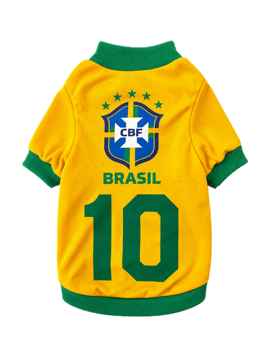 Playera Brasil Talla 3 para Perro