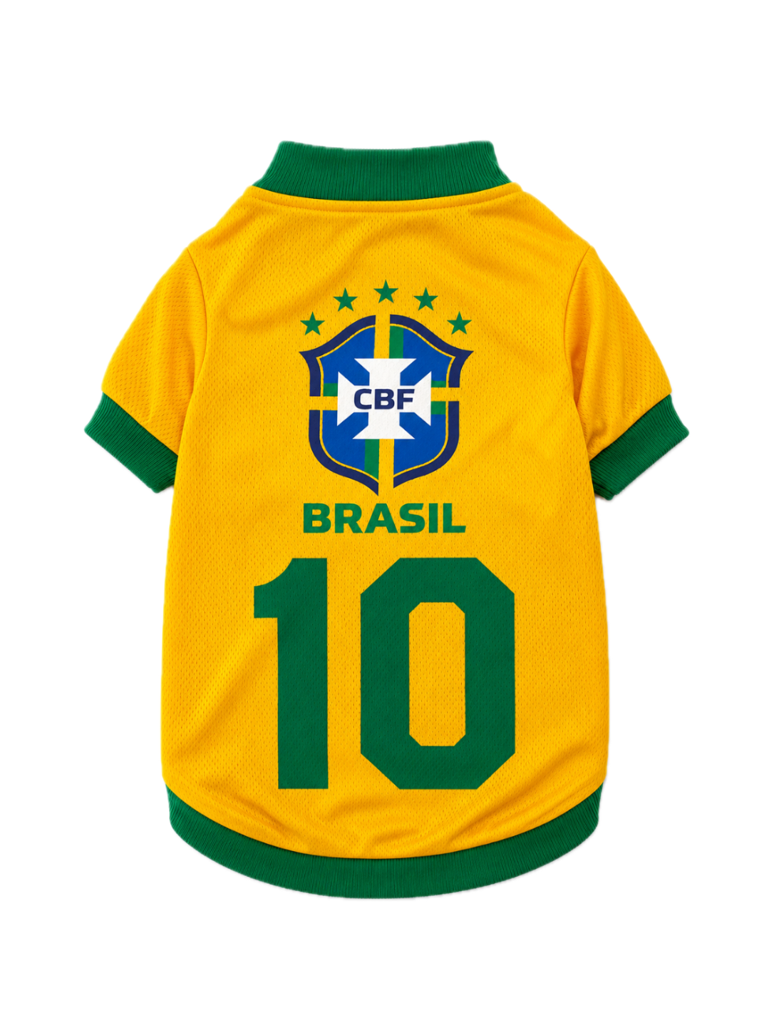Playera Brasil Talla 6 para Perro
