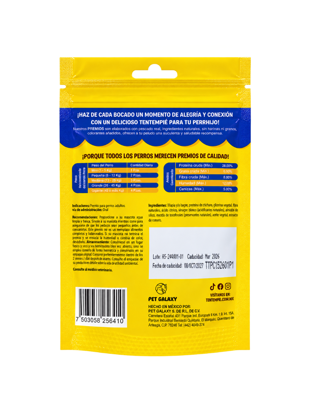 Tiras de Pescado para Perro | 70 g